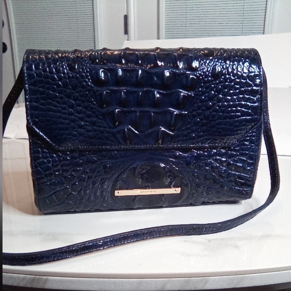 Brahmin Carina handbag / color: Ink - Picture 8 of 17
